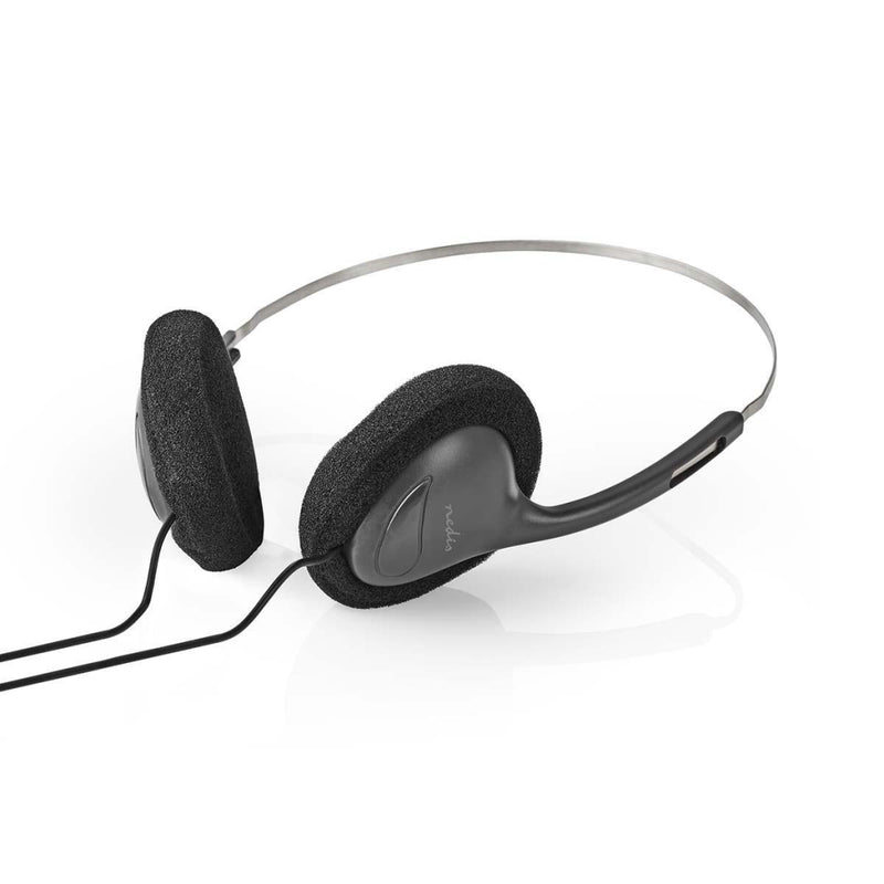 Nedis HPWD1101BK On-ear Koptelefoon Bedraad 1,10 M Zwart