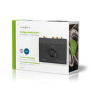 Nedis ASWI2403BK Analoge Audio-switch 3 Poort(en) Input: 3x (2x Rca Female) Output: 1x (2x Rca Fema