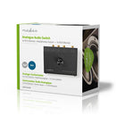 Nedis ASWI2404BK Analoge Audio Switch 3,5 Mm Female + 3x (2x Rca Female) - 2x Rca Female Zwart