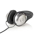Nedis HPWD1201BK Over-ear Koptelefoon Bedraad 6,00 M Zilver/zwart