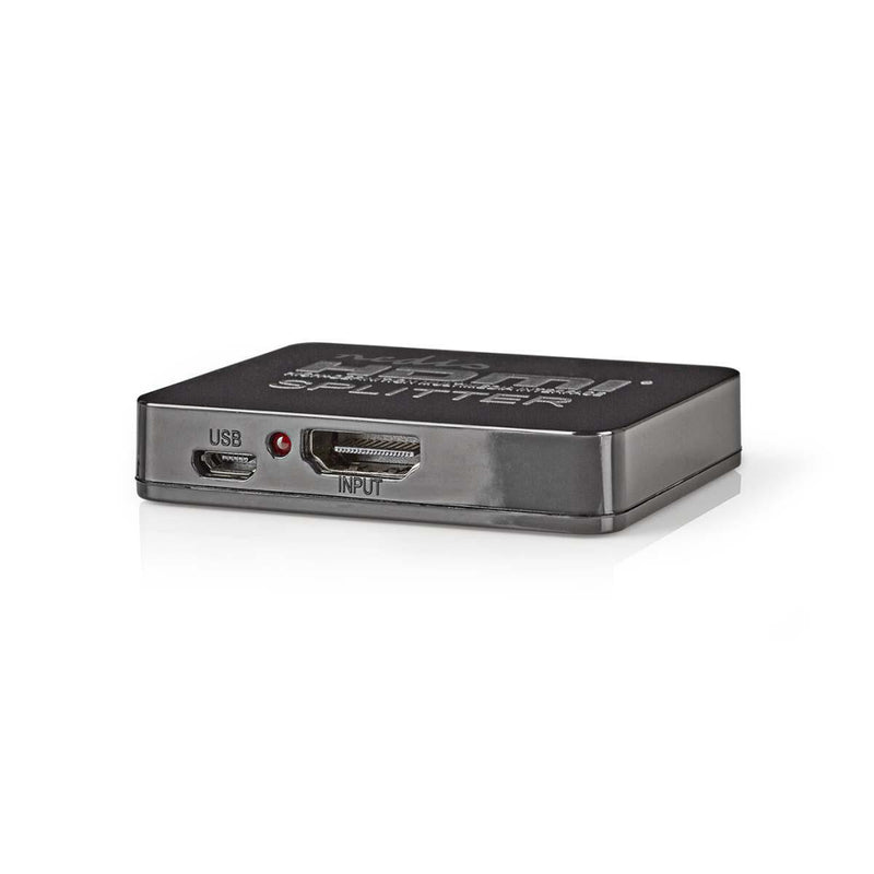 Nedis VSPL34002BK 2-poorts Hdmi-splitter Zwart