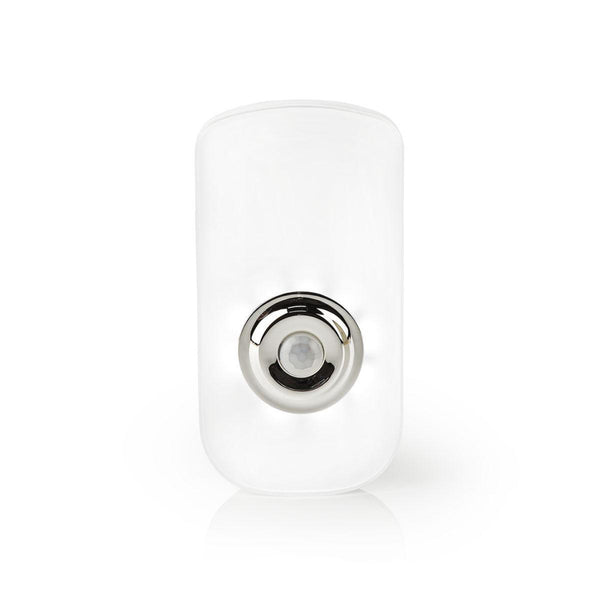 Nedis LNLGETRWT Plug-in Led Nachtlamp Met Stekker En Zaklamp Dag/nachtsensor Bewegingssensor