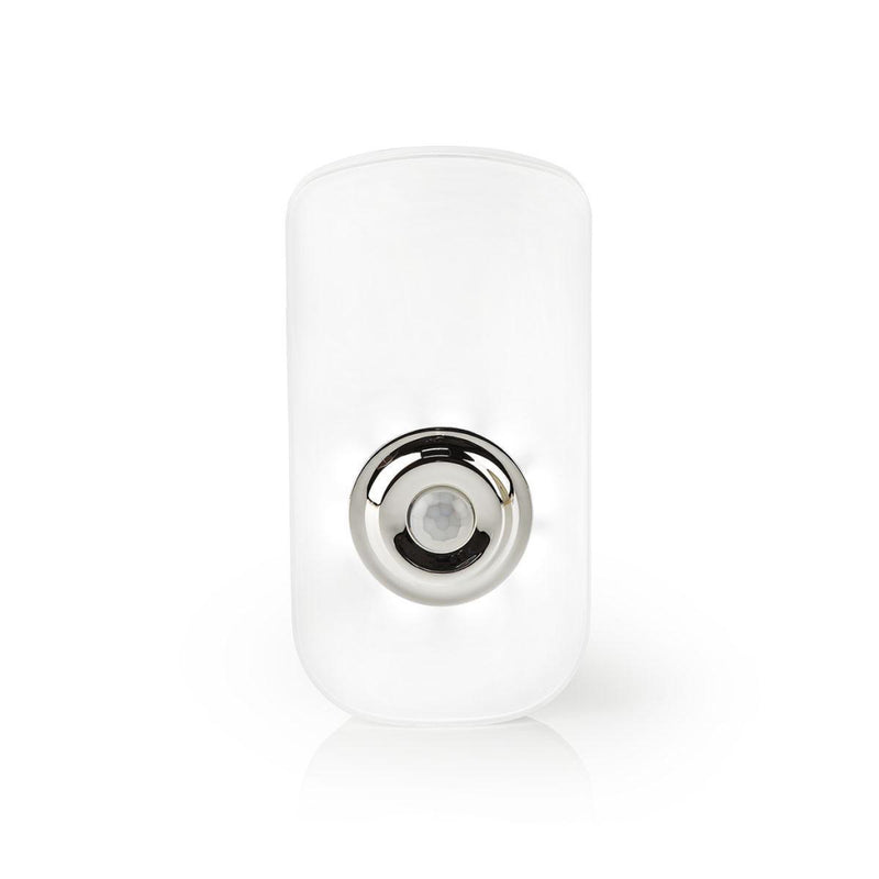 Nedis LNLGETRWT Plug-in Led Nachtlamp Met Stekker En Zaklamp Dag/nachtsensor Bewegingssensor