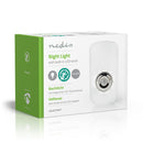 Nedis LNLGETRWT Plug-in Led Nachtlamp Met Stekker En Zaklamp Dag/nachtsensor Bewegingssensor