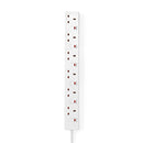 Nedis EXS630G2WT Stekkerdoos Uk / Type-g 6-wegs 3.00 M 3120 W 13 A Soort Aarding: Uk Plug Aardpen 2
