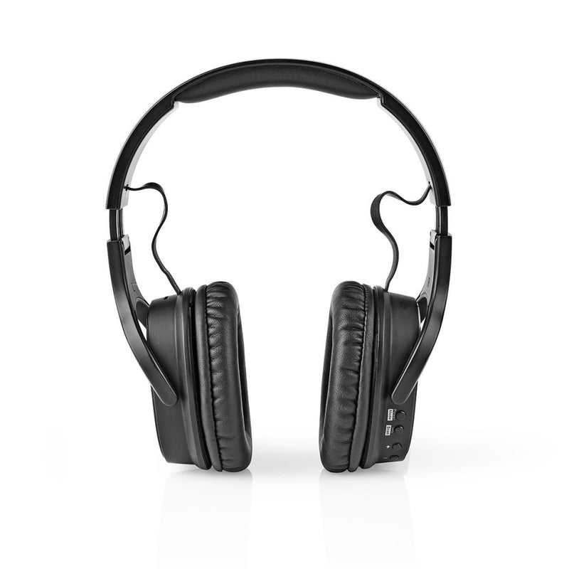 Nedis HPDB200BK Draadloze Koptelefoon Dab+ / Fm / Bluetooth&reg; Over-ear Opvouwbaar Reisetui Zwart