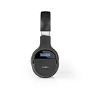 Nedis HPDB200BK Draadloze Koptelefoon Dab+ / Fm / Bluetooth&reg; Over-ear Opvouwbaar Reisetui Zwart