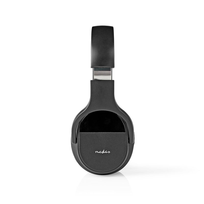 Nedis HPDB200BK Draadloze Koptelefoon Dab+ / Fm / Bluetooth&reg; Over-ear Opvouwbaar Reisetui Zwart