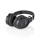 Nedis HPDB200BK Draadloze Koptelefoon Dab+ / Fm / Bluetooth&reg; Over-ear Opvouwbaar Reisetui Zwart