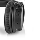 Nedis HPDB200BK Draadloze Koptelefoon Dab+ / Fm / Bluetooth&reg; Over-ear Opvouwbaar Reisetui Zwart