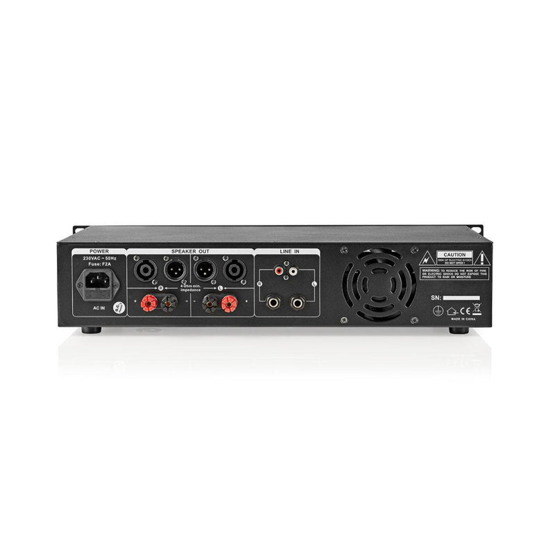 Nedis AAMP16100BK Pa-versterker 2x 120 W 19"