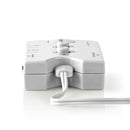 Nedis ASCR10020GY Analoge Audioswitch 2x 3,5 Mm Male 3x 3,5 Mm Female + 2,5 Mm Female Ivoor