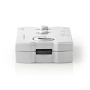 Nedis ASCR10020GY Analoge Audioswitch 2x 3,5 Mm Male 3x 3,5 Mm Female + 2,5 Mm Female Ivoor