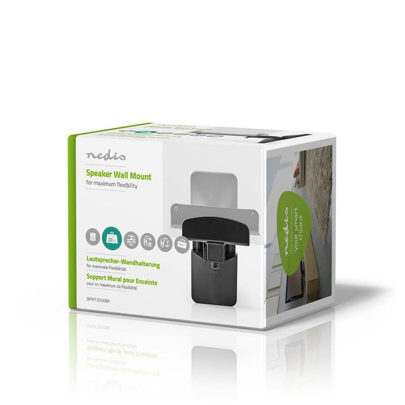 Nedis SPMT2000BK Speakerbeugel Draai- En Kantelbaar 20 Kg Zwart