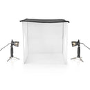 Nedis SKT012WT Led Fotostudioset 60 X 60 Cm 6500 K Opvouwbaar