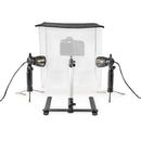 Nedis SKT010WT Led Fotostudioset 40 X 40 Cm 6500 K Opvouwbaar