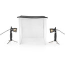 Nedis SKT010WT Led Fotostudioset 40 X 40 Cm 6500 K Opvouwbaar
