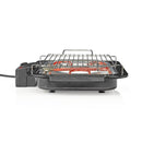 Nedis BBQE110BK Elektrische Barbecue Rechthoekig 38 X 22 Cm 2000 W
