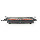 Nedis BBQE110BK Elektrische Barbecue Rechthoekig 38 X 22 Cm 2000 W
