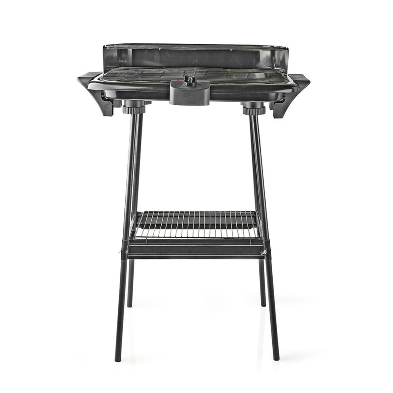 Nedis BBQE111BK Elektrische Barbecue Rechthoekig 46 X 28 Cm 2000 W