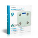 Nedis WIFIHS10WT Wi-fi Smart Personenweegschaal Bmi, Vet-, Water-, Bot-, Spieren-, Eiwitgehalte Geh