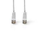 Bandridge BCL8205 Cat6 F/utp-netwerkkabel Rj45 Male - Rj45 Male Haaks 5,00 M Wit