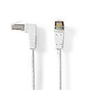 Bandridge BCL8205 Cat6 F/utp-netwerkkabel Rj45 Male - Rj45 Male Haaks 5,00 M Wit