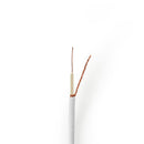 Nedis CSBG4005WT500 Coaxkabel Mini Coax 50,0 M Giftbox Wit