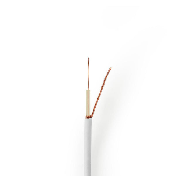 Nedis CSBG4005WT500 Coaxkabel Mini Coax 50,0 M Giftbox Wit