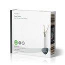 Nedis CSBG4010WT250 Coaxkabel Rg6t 25,0 M Giftbox Wit