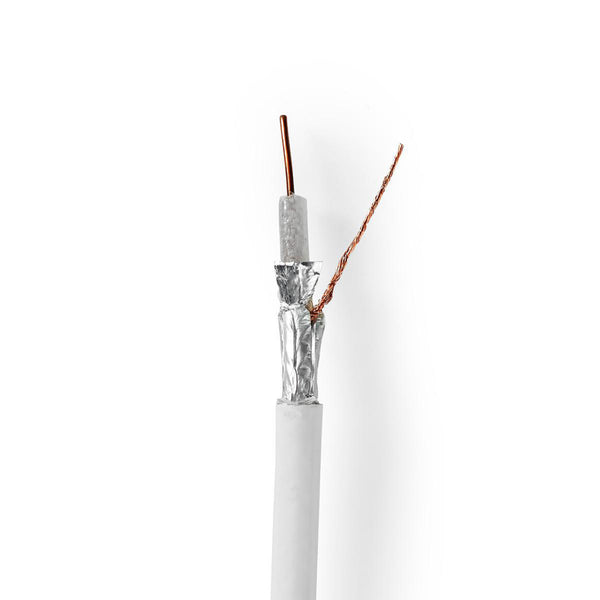 Nedis CSBG4050WT500 Coaxkabel 4g / Lte-bestendig 50,0 M Giftbox Wit