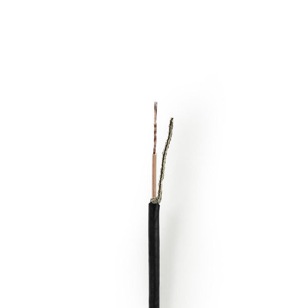 Nedis CSBR0210BK100 Coaxkabel Rg174 10,0 M Minirol Zwart