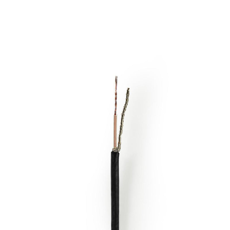 Nedis CSBR0210BK100 Coaxkabel Rg174 10,0 M Minirol Zwart