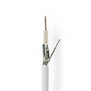 Nedis CSBR4015WT1000 Coaxkabel Coax 9 (koka 799) 100 M Rol Wit