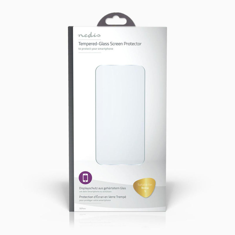 Nedis SGP40002TP Glass Screen Protector Voor Nokia 5 Transparant