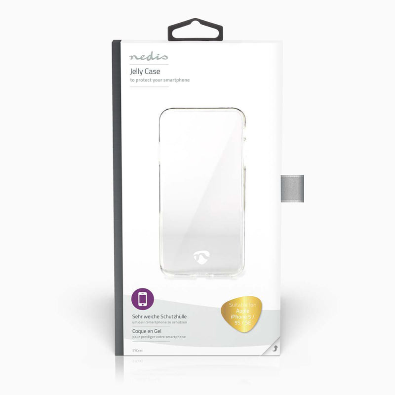 Nedis SJC20003TP Jelly Case Voor Apple Iphone 5 / 5s / Se Transparant