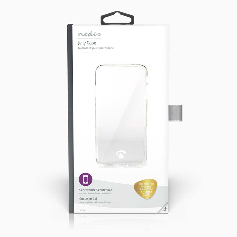 Nedis SJC30016TP Jelly Case Voor Huawei Y7 2018 Transparant