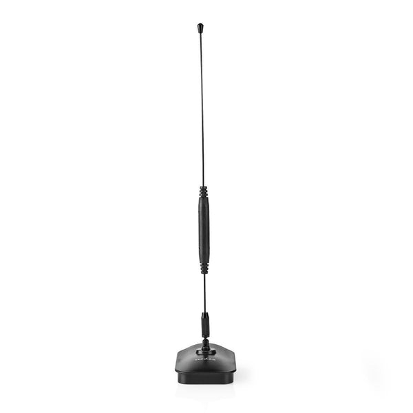 Nedis ANIR0502BK Hdtv-antenne Voor Binnen 0 - 5 Km Versterking 5 - 7db Vhf / Uhf Zwart