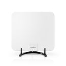 Nedis ANIR2502BK700 Hdtv-antenne Voor Binnen 0 - 25 Km Versterking 30 Db Fm / Vhf / Uhf Wit
