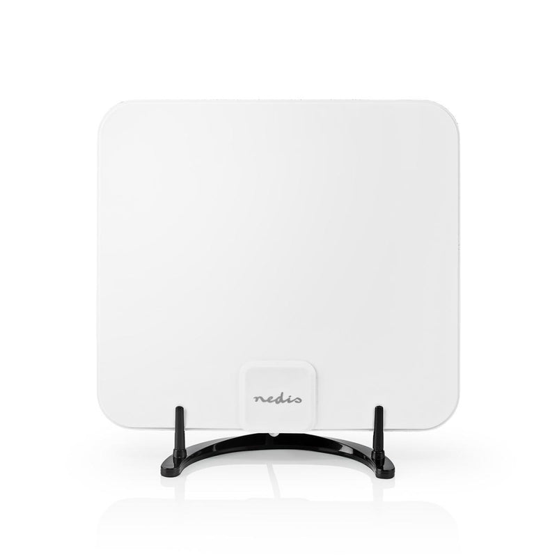 Nedis ANIR2502BK700 Hdtv-antenne Voor Binnen 0 - 25 Km Versterking 30 Db Fm / Vhf / Uhf Wit
