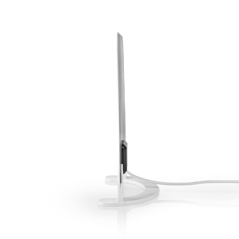 Nedis ANIR2502BK700 Hdtv-antenne Voor Binnen 0 - 25 Km Versterking 30 Db Fm / Vhf / Uhf Wit