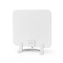 Nedis ANIR2502BK700 Hdtv-antenne Voor Binnen 0 - 25 Km Versterking 30 Db Fm / Vhf / Uhf Wit