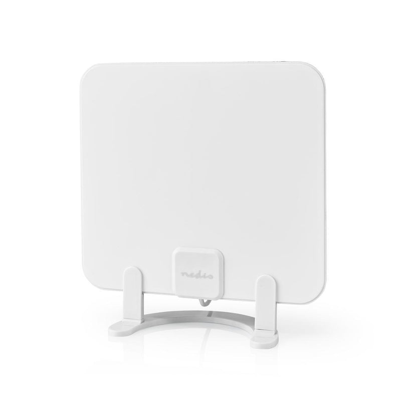 Nedis ANIR2502BK700 Hdtv-antenne Voor Binnen 0 - 25 Km Versterking 30 Db Fm / Vhf / Uhf Wit