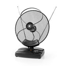 Nedis ANIR2503BK Hdtv-antenne Voor Binnen 0 - 25 Km Versterking 30 - 36 Db Fm / Vhf / Uhf Zwart