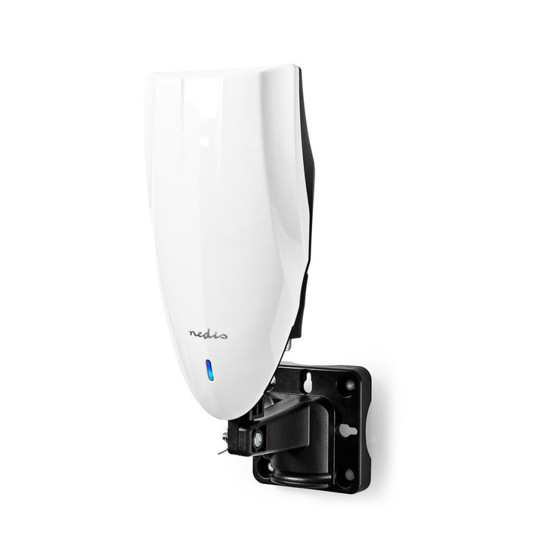 Nedis ANOR5002BK700 Hdtv-antenne Voor Buiten 0 - 50 Km Versterking 40 Db Fm / Vhf / Uhf Wit