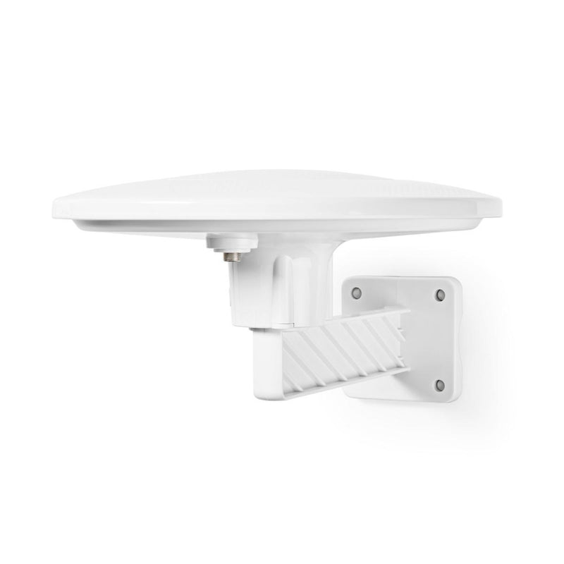 Nedis ANOR5003BK700 Hdtv-antenne Voor Buiten 0 - 50 Km Versterking 46 Db Fm / Vhf / Uhf Wit