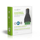 Nedis CCTVCF50BK5 Cctv-beveiligingsconnector 5x 3-aderig Naar 3,5 Mm Female