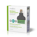 Nedis CCTVCM20BK Cctv-beveiligingsconnector 8-aderig Naar Rj45 Male