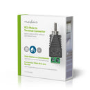 Nedis CCTVCM40BK5 Cctv-beveiligingsconnector 5x 2-aderig Naar Rca Male