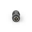 Nedis CCTVCF60BK5 Cctv-beveiligingsconnector 5x Gender Changer Dc Female 5,5 X 2,1 Mm